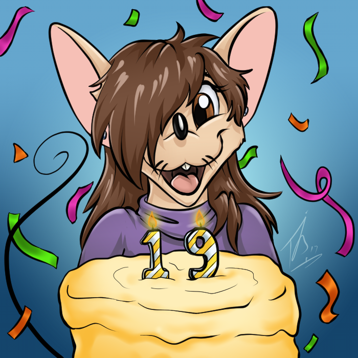 Happy 19th Birthday, Ratgirl!
