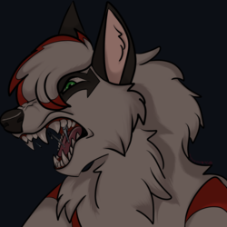 Finished Werewolf Profile Picture Commission