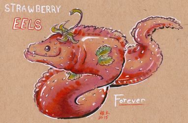 strawberry eels