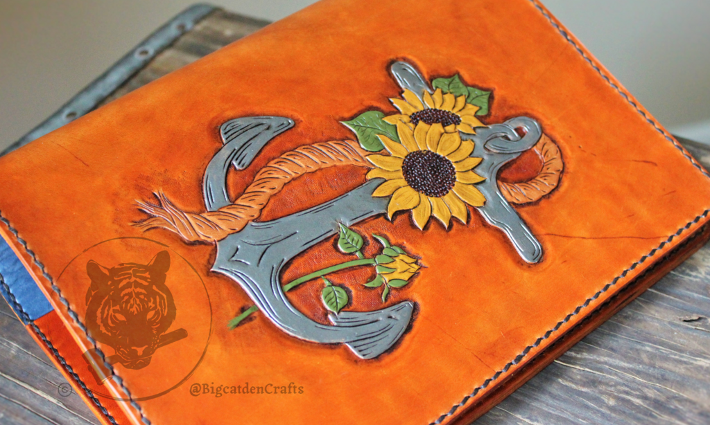 Anchor & Sunflower Journal Cover