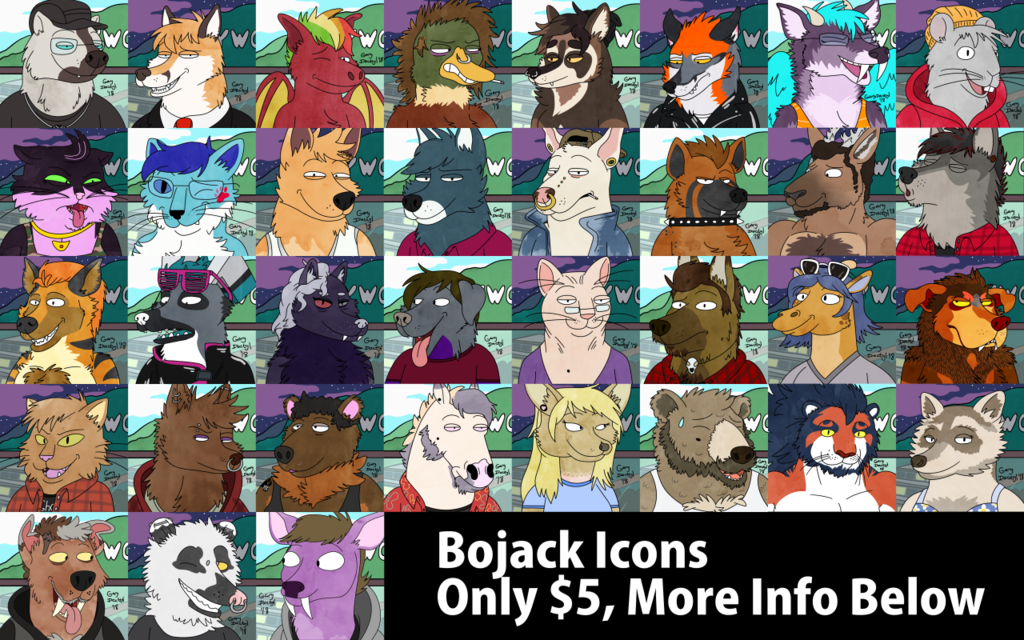 Bojack Icon Commissions Open