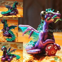 Purple dice dragon