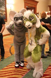 Momo and Clover at Rainfurrest 2014