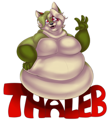 My awesome new fatty badge for Eurofurence 20