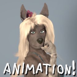 Wanda the strandwolf - animated motion sequence!