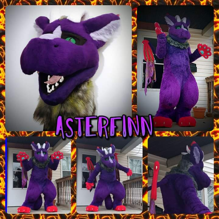 Asterfinn - Cat Dragon Full Fursuit