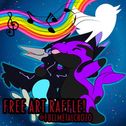 Free Art Raffle on Twitter!