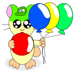  Balloon Hamster (Art Trade)