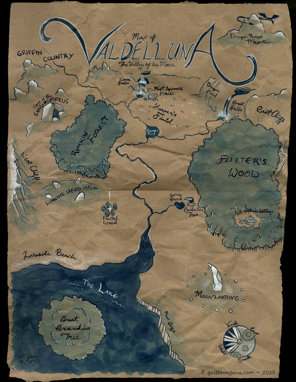 Map of Valdelluna