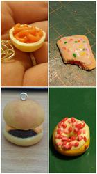 Polymer clay foods