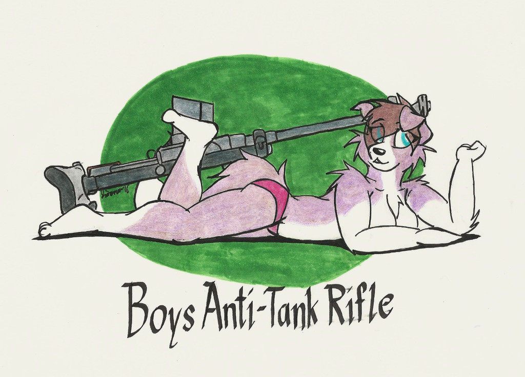 Martial Pinups: Boys Anti-Tank Rifle