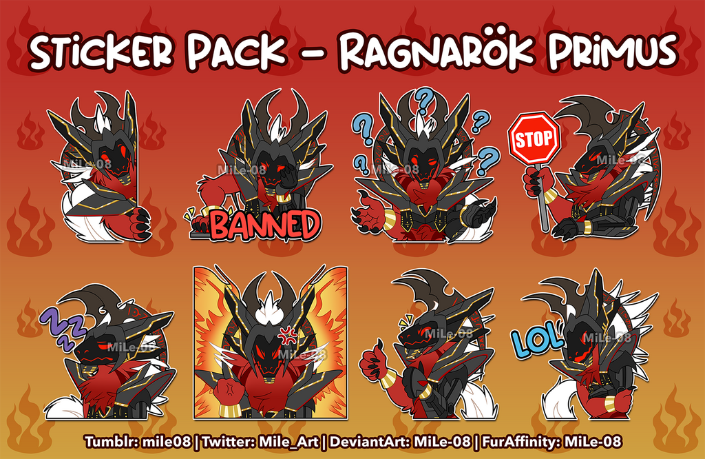 Sticker Pack [C] - Ragnarok Primus 🔥
