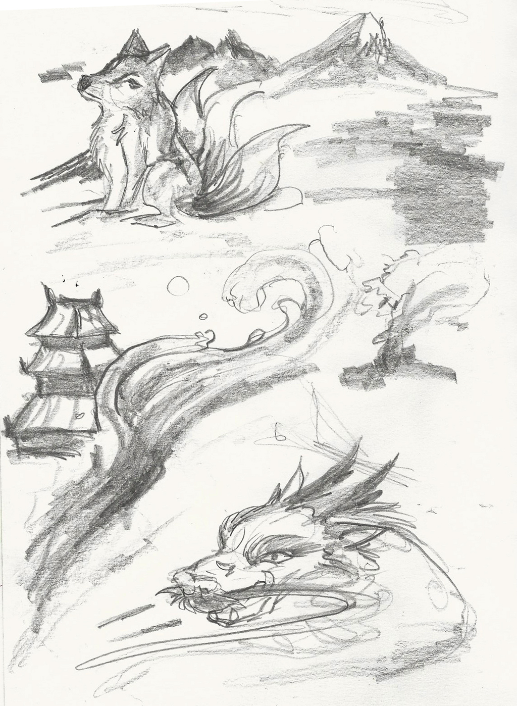 Page 6 - Fantasy Theme Sketchbook 