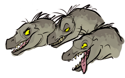 dinosaur hyenas
