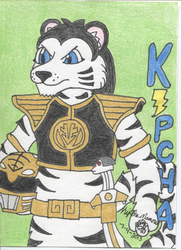 Kipcha Badge #3 (White Ranger)