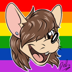 Pride YCH Icon 2018 - Trishcabob Ratgirl
