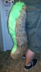 Tan and UV lime tail