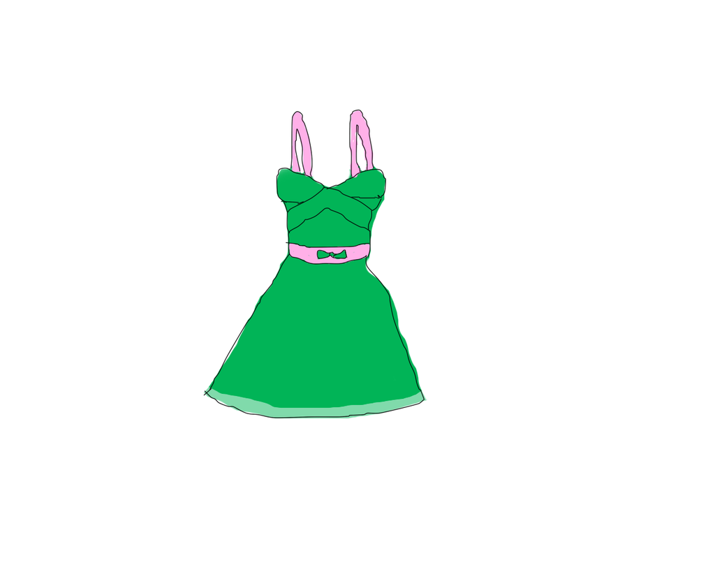 Most recent image: Simple dress concept for "Roxie"
