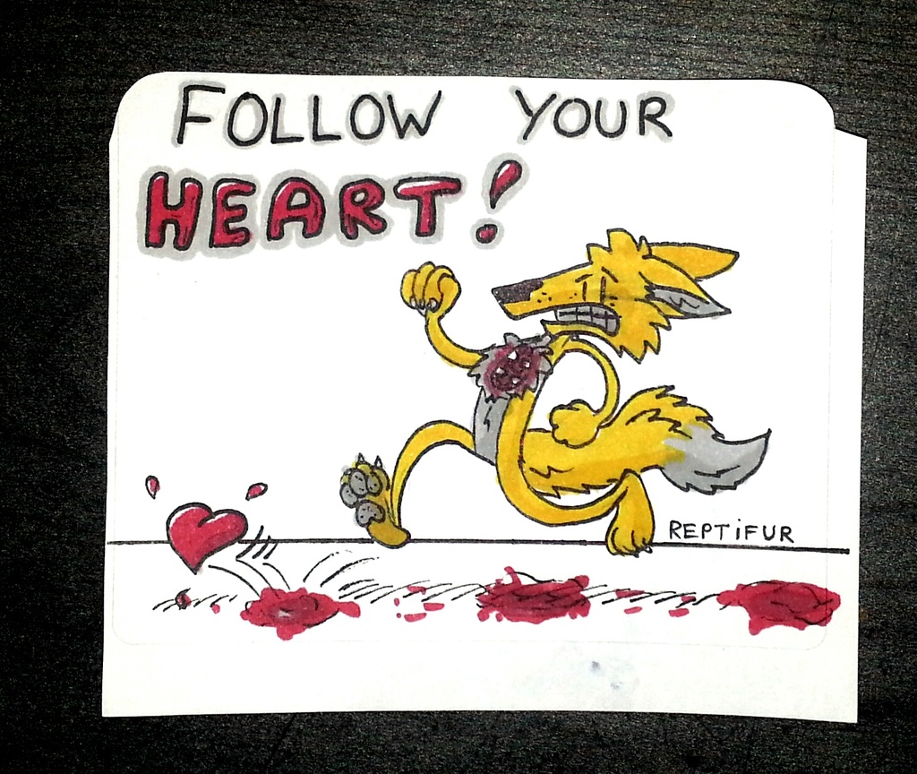 08-12-2016 Sticker Follow Your Heart