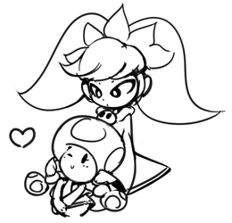 Ashley and Toadette