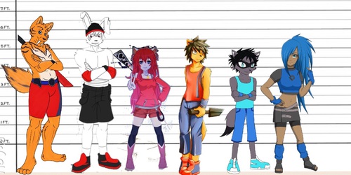 Character height chart