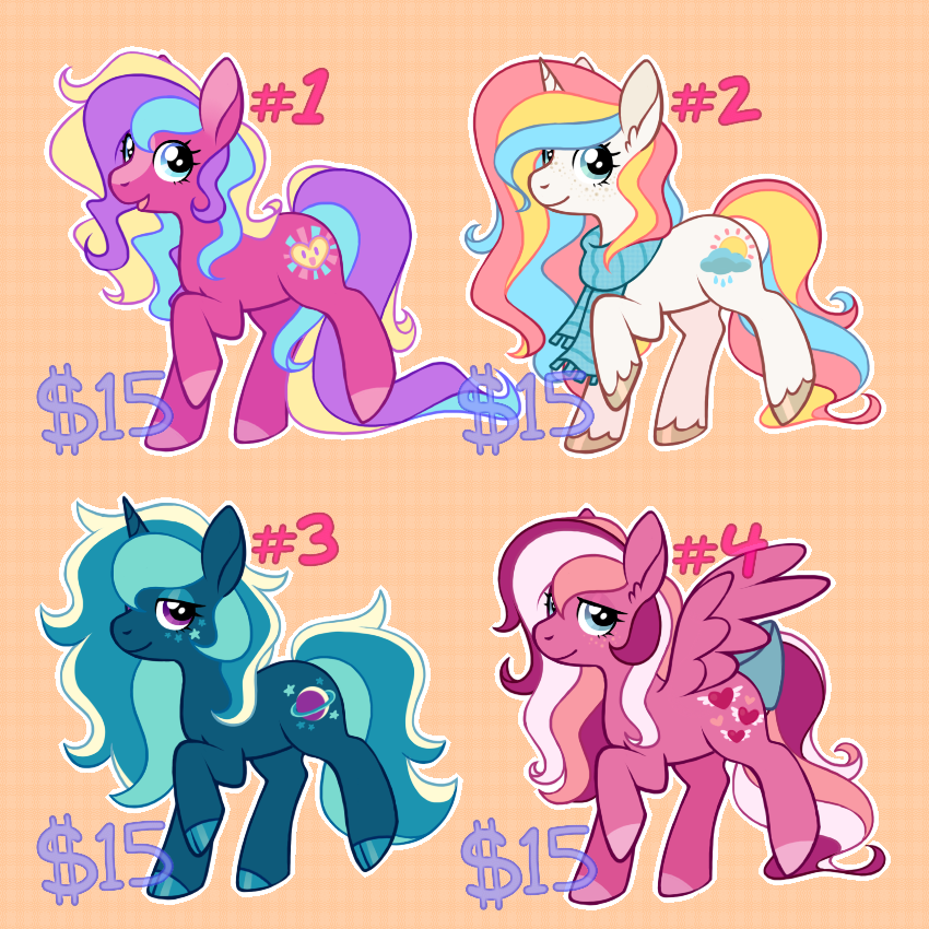new $15 pony adopts ! [OPEN]