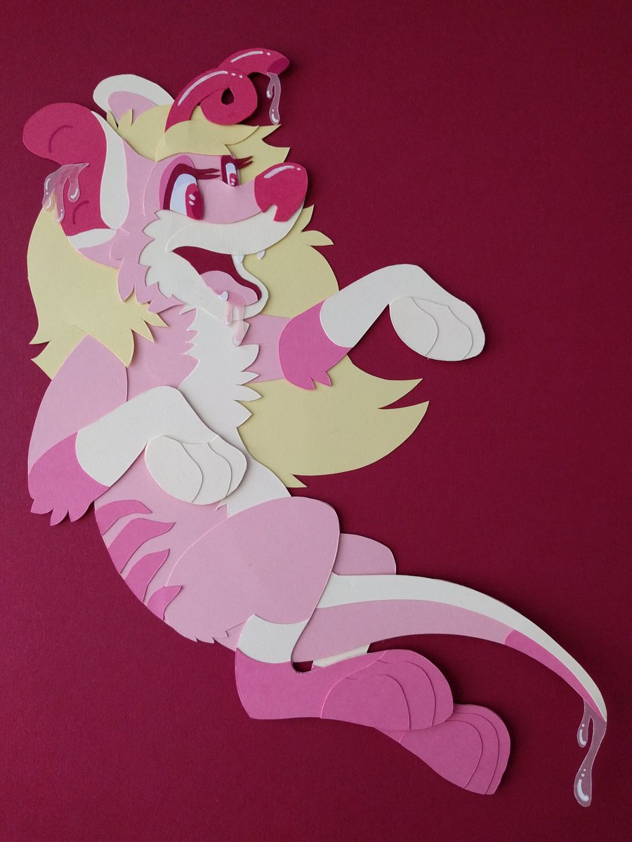 Most recent image: Cut-paper Character - Kat 