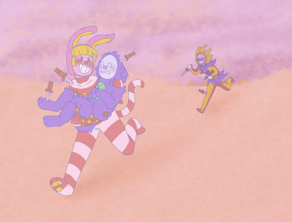 Clown chase