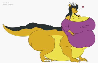 Mellissa the Fatter Dragontaur