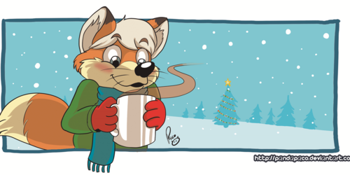 Acru-Fox Christmas Mug