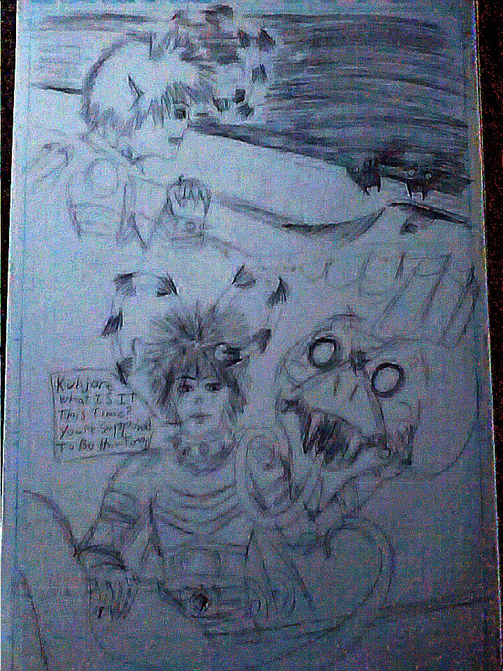 Vale The Night Farie: Comic Sketch Page #1