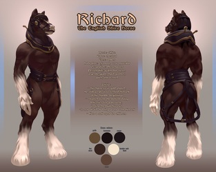 Richard the Shire Horse Ref Sheet [C] 