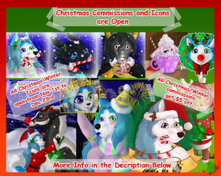 Chrismtas/Winter Commissions and icons are Open