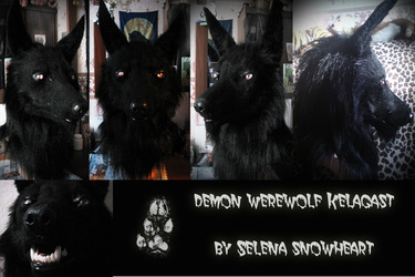 Demon werewolf mask