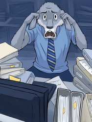 Foxaroo Stressed at Work