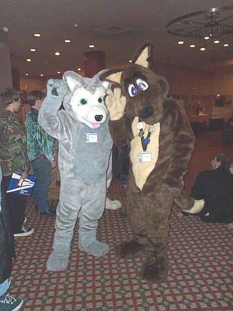 Wolfus and TJ  Coyote