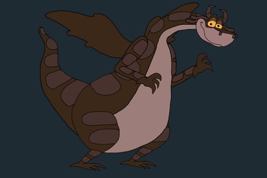 Kaa in Maleficent's Dragon Form