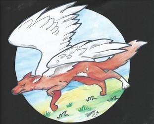 Fox with wings