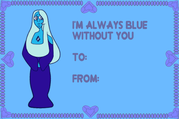Blue Diamond Valentine