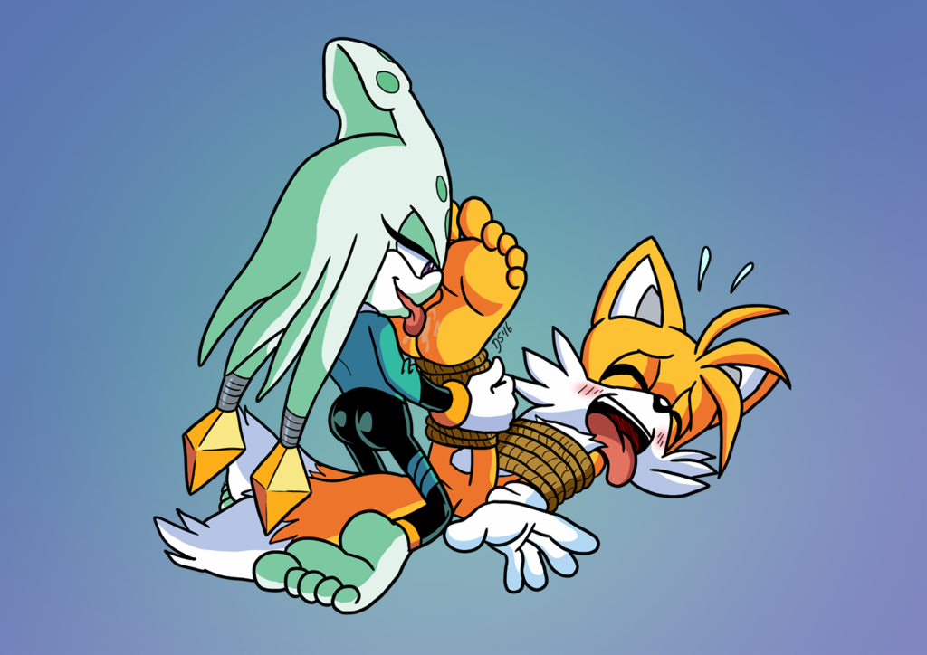 Tails has been captured by Egg Boss Abyss the Squid, and tickle tortured us...