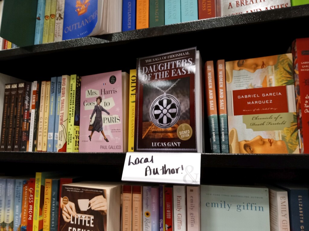 My Novel's on a Shelf at a Barnes & Noble!