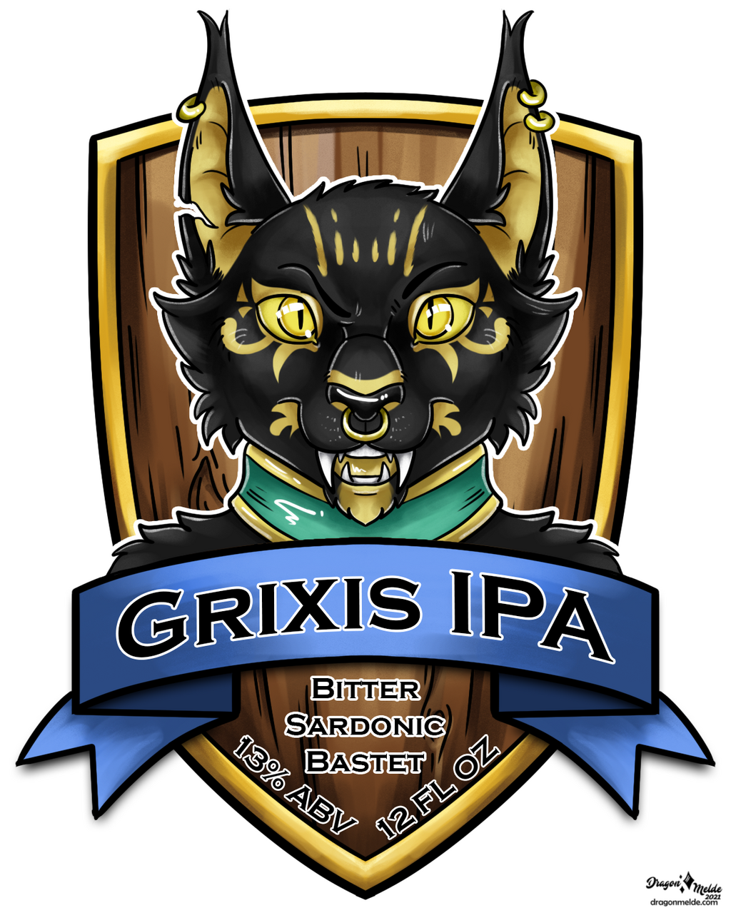 Grixis Beer Badge