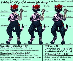 Updated commission info