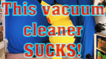 Mascot Pikachu Fursuiting: "This Vacuum Cleaner Sucks"