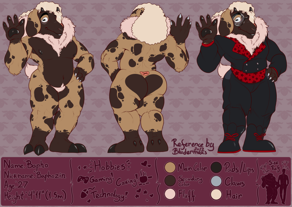 Most recent image: Bapho Reference Sheet