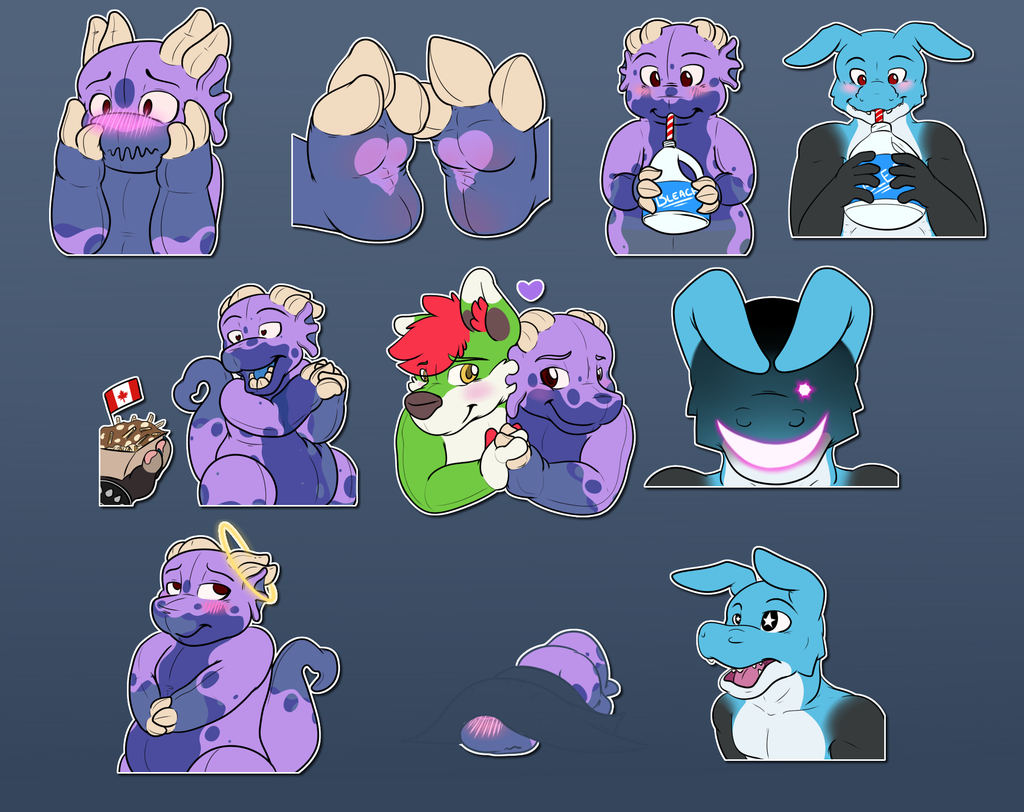 Most recent image: Stickers are open!