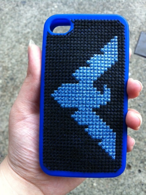 Cross-Stitched Nightwing iPhone 4/4S Case