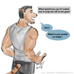 Ask and Draw: Gym