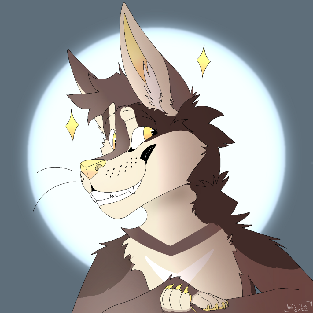 Macchiato Coyote Bust By Moon TCW