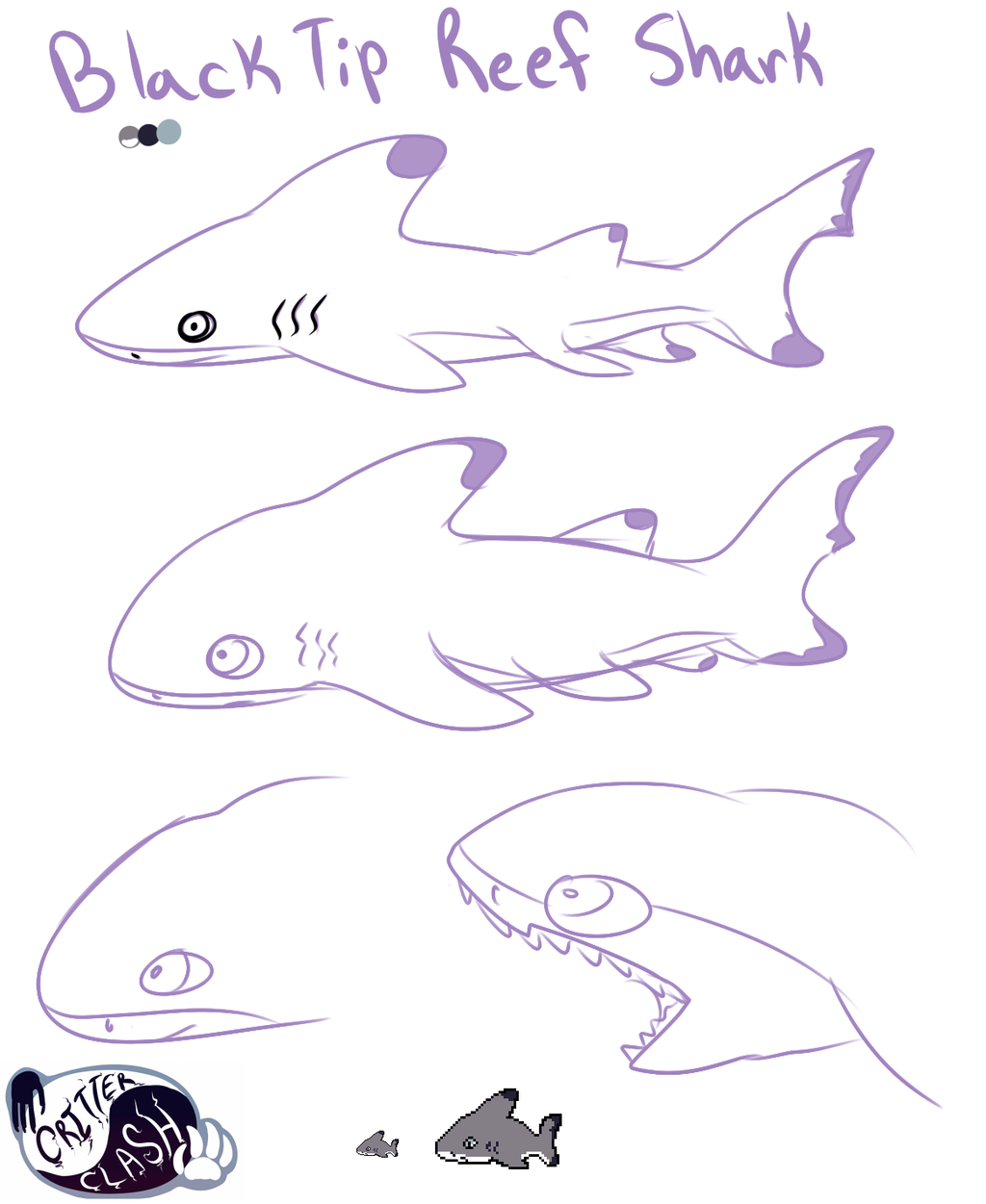 Critter Clash - Shark Creature - Concept Art